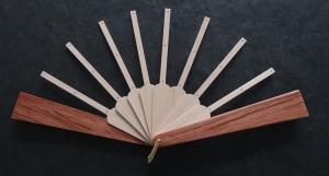 Fansticks to fit Lucy Fan Pattern with Dark Guard sticks